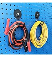 ULIBERMAGNET Strong Magnetic Hooks,2 Pack Heavy Duty Large Magnetic Hooks for Extension Cord, Cab...