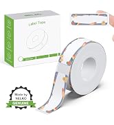 Nelko Genuine P21 Birthday 2.0 Label Maker Tape, Adapted Label Print Paper, 14x40mm (0.55