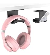 HomeMount Under Desk Headphone Hook - Adhesive Gaming Headphone Stand Hanger, Table Mount for Mos...
