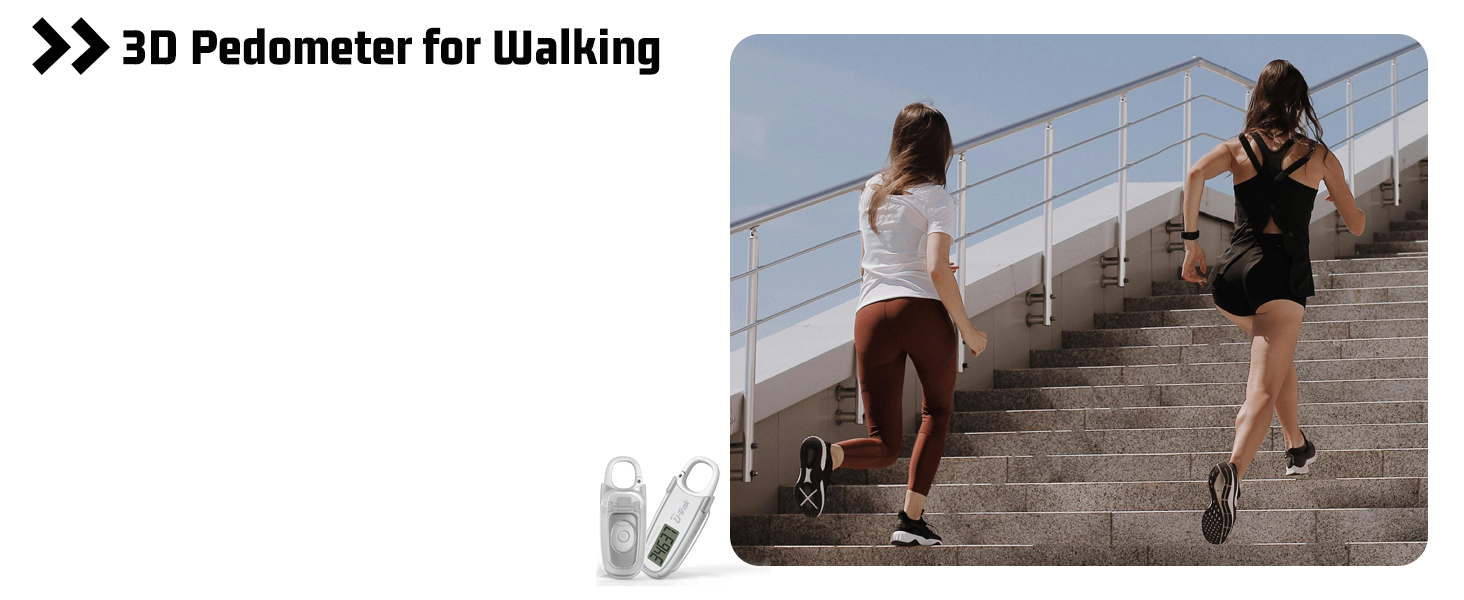 Exercise with your family or friends, 3D pedometer can help you to improve relationship with them.
