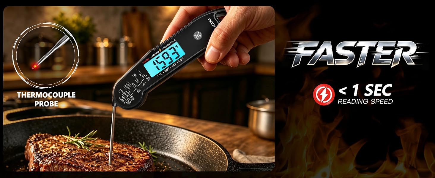 ATOGOU Thermocouple Meat Thermometer