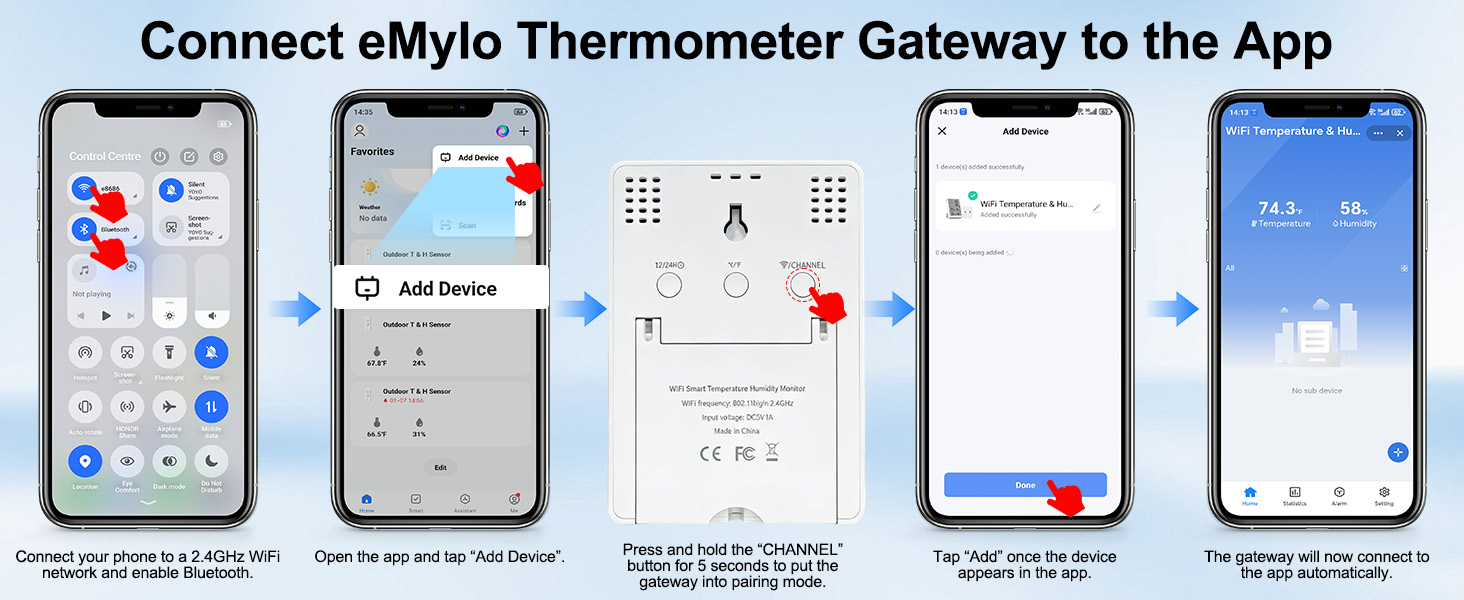 wireless temperature sensor