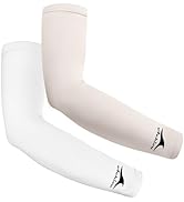 Achiou Cooling Ice Silk Arm Sleeves, Summer UV Sun Protection Compression Sleeves UPF 50+ for Wom...