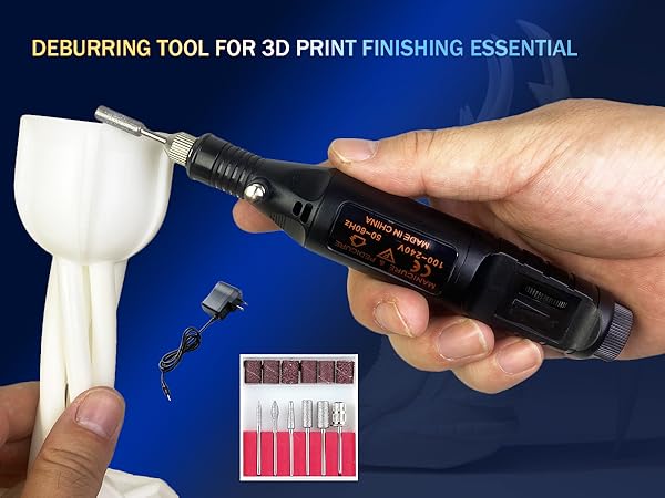 3d print sanding kit,3d printer nozzle, deburring tool for 3d print, polishing tool kit