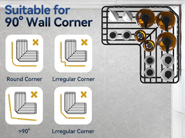 shower organizers and storage