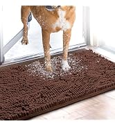 Muddy Mat AS-SEEN-ON-TV Highly Absorbent Microfiber Door Mat and Pet Rug, Non Slip Thick Washabl...