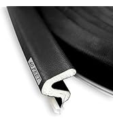 LSGCQ Kerf Weather Stripping Door Seal Strip 40 Ft Q Foam Door Weatherstrip Seal with Slot Card S...