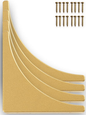 Edge safety bumpers metal