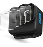 FiTSTILL 4PCS Screen Protector for Go Pro Hero 11 Black Mini,Ultra lear Tempered Glass Lens Prote...
