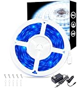 Blue Led Lights Strip Indoor Rope Lights Easy DIY Cuttable Strip Lights for Fish Tank Bar Room Ba...