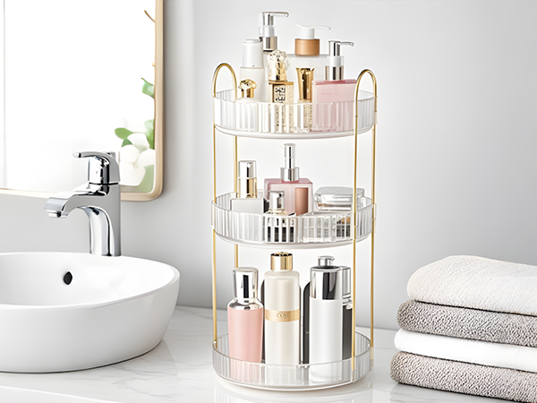 360° Rotating Makeup Organizer