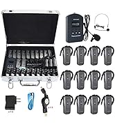 EXMAX EXD-6688 2.4Ghz Wireless Audio Tour Guide/Monitoring System Support Two Transmitter Working...