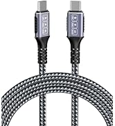 20ft Nylon Braided USB-C Cable 240W