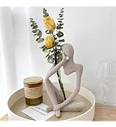 Thinker Statues and Sculptures, Sandstone Resin Thinker Statue Ornaments, Abstract Style Sculptur...