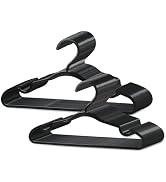 Plastic Kids Hangers 60 Pack Non-Slip Baby Clothes Hangers for Closet, Infant & Children Clothing...