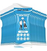 Disposable Urine Bags for Travel, 900ML Pee Bags for Women Men - Emergency Urinal Bag with Leakpr...