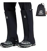 HIGH EXPERIENCE Leg Gaiters 100% Waterproof Adjustable Shoe Snow Boot Guard Gators for Hiking Sho...