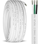 Marine Wire 10 Gauge,10 AWG Marine Grade Wire,10/3 Triplex Boat Cable,10 Gauge Oxygen-Free Copper...