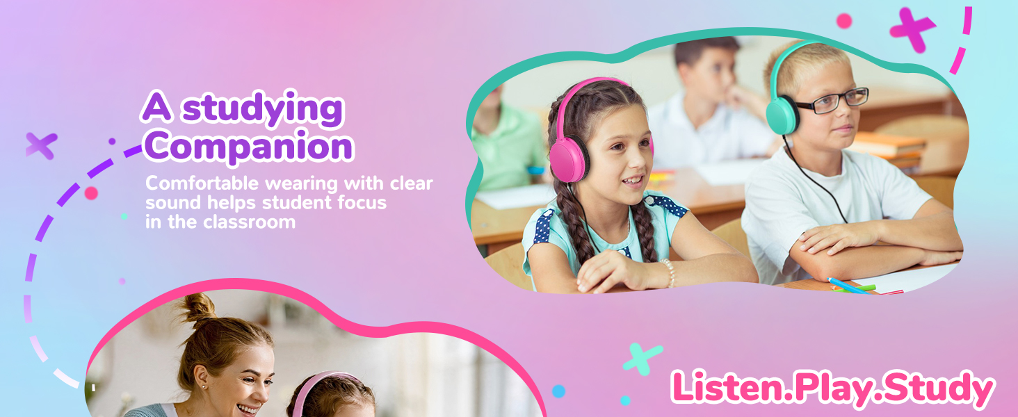 wired headphones for school