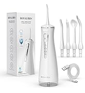 ROYAL IRIS C15 Rechargeable Cordless Water Flosser, 4 Modes for Sensitive Gums & Braces,300ml IPX...