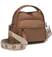 CEUTNIZ Elegant Solid Color Shoulder Bag for Women Casual Nylon Front Pocket Crossbody Casual Tre...
