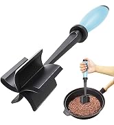 Upgrade Meat Chopper, Heat Resistant Meat Masher for Hamburger Meat, Ground Beef Smasher, Nylon H...