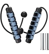 POCFOINY Weighted Jump Rope for Fitness, Cordless Jump Rope for Women, Men & Kids, Ropeless Jumpi...
