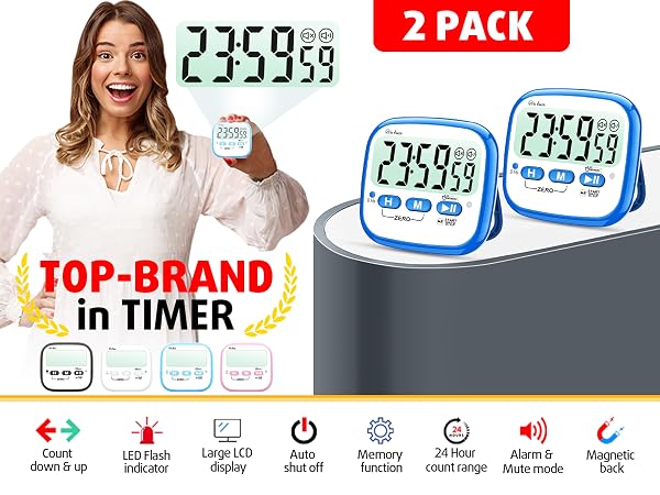 2 pack timer for kids
