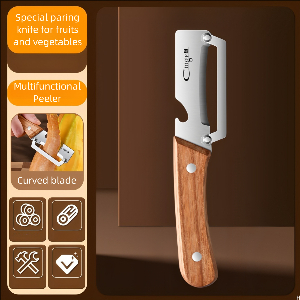 wooden handle vegetable peeler fruit peeler potato peeler pumpkin peeler