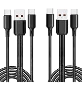 UCEC 2PACK 2 in 1 Dual USB C Cable, USB-C Charging Cable 4ft, USB A to USB C Splitter Compatible ...