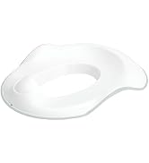 Ubbi Adjustable Toilet Trainer for Toddlers in Potty Training with Built-in Handles and Potty Hoo...
