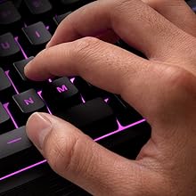 Quiet, responsive keys with anti-ghosting functionality