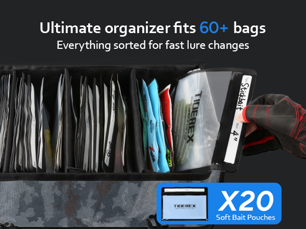 TideRex Soft Lure Bag