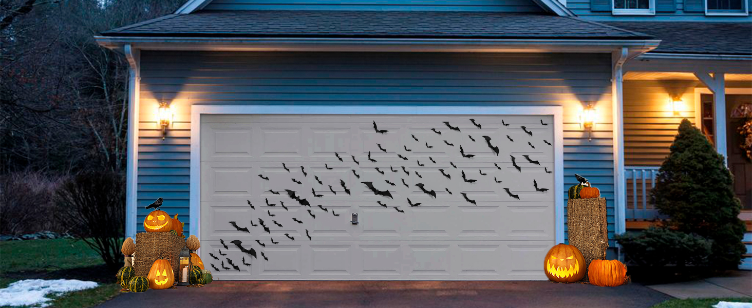 Halloween garage decorations