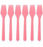 Tbestmax 300 Pcs Mini Cosmetic Spatulas 2.4" Disposable Makeup Spatulas, Plastic Spoon Spatula Pi...