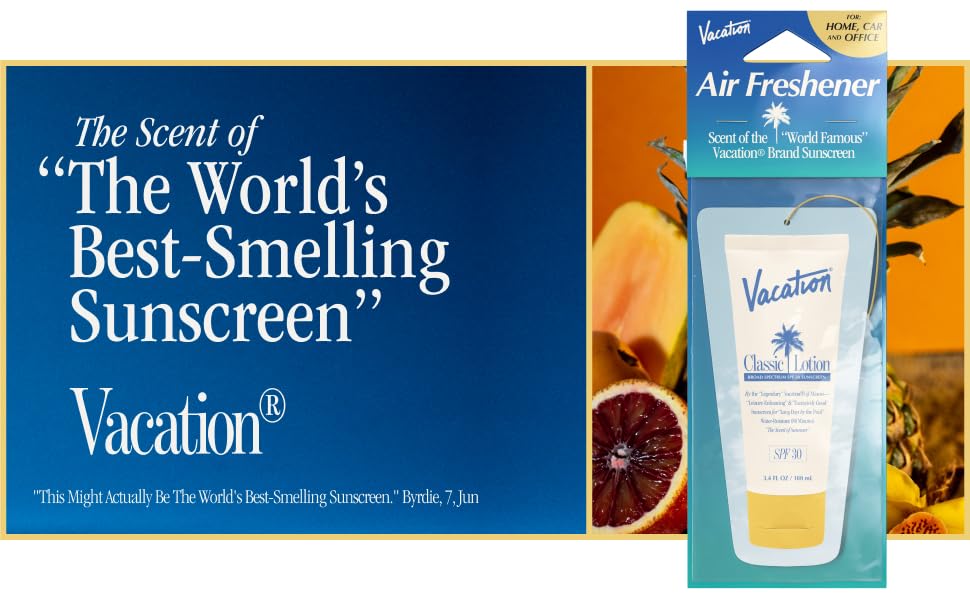 Vacation, air freshener,