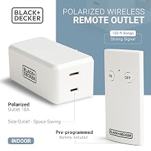 Wireless Remote Control Outlets