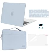 MOSISO Compatible with MacBook Air 13 inch Case 2024 2023 2022 M3 A3113 M2 A2681, Plastic Hard Sh...