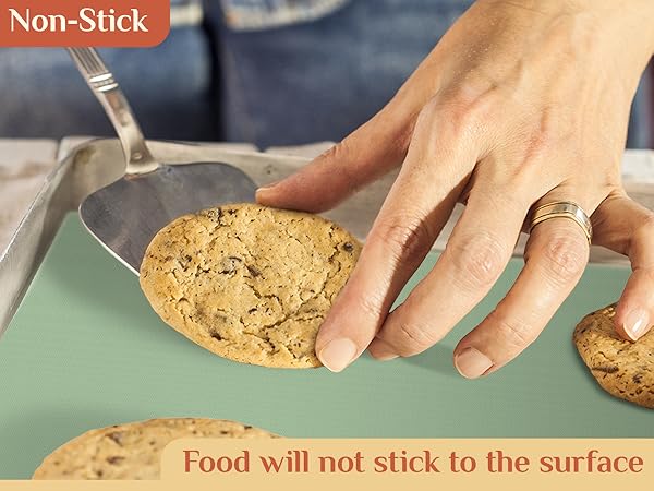 Food will not stick to the surface