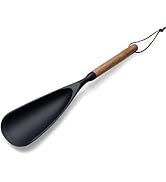Wooden Handle Silicone Cooking Spoons and Spatulas,multi function Heat Resistant Non Scratch Kitc...