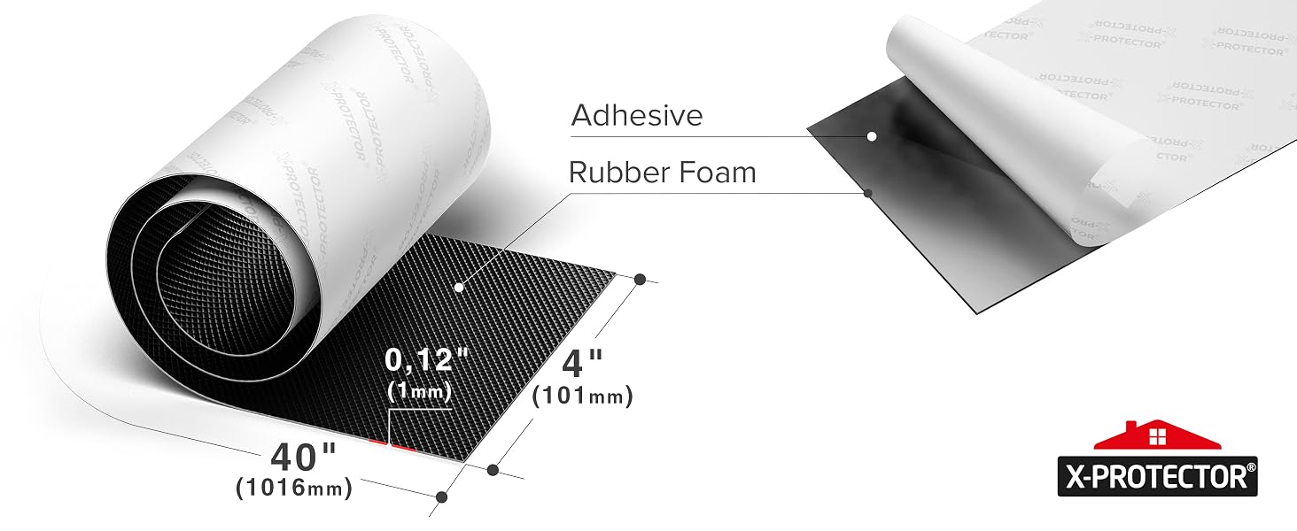 rubber pads self stick