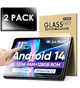 DETUOSI 2-PACK Screen Protector for ECOPAD E20 Android 14 Tablet 11 inch Ultra-Clear/Case-Friendl...
