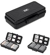 JJC Camera Battery & SD Card Case for 3 Camera Batteries, 6 SD Cards, 5 CFexpress Type A Cards, 6...