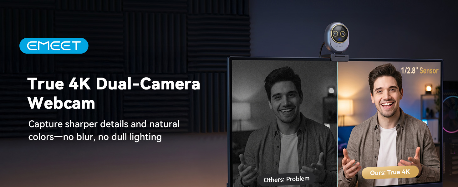 World’s First Dual-Camera 4K streaming camera