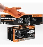 UYKKE 10mil Nitrile Gloves Thick, Industrial Disposable Gloves, Heavy Duty Mechanic Gloves, Food ...