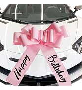 Happy Birthday Car Bow,30 Inch Big Car Bow for car,new House,Birthday Gift,Birthday Party and Oth...