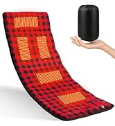 Heated Sleeping Bag Liner, 5 Heating Zones, Electirc Sleeping Bag Heater for Cold Weather Camping...