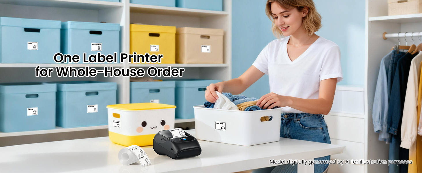 label printer for home organization