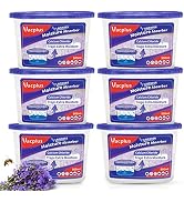 Vacplus Moisture Absorbers 6 Pack, Portable Humidity Absorber Boxes for Your Bathroom, Closet & C...