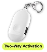 Two-way activation Weten personal alarm